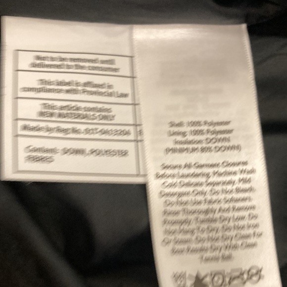 Womens Eddie Bauer larGe size down puffer - Picture 6 of 7